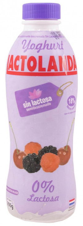 YOGHURT TREBOL ENTERO SIN LACTOSA NATURAL 350GR.