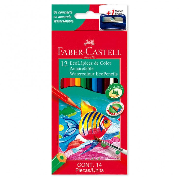 Colores largos Faber Castell x 12und